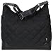 OiOi Baby Quilted Hobo Diaper Bag, Black