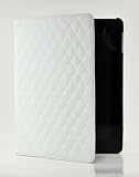 LiViTech(TM) CC Design Luxury PU Leather Case with Smart Cover Wake/Sleep Function for iPad 4 iPad 3 iPad 2 (White)