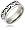 Men's Stainless Steel and Sterling Silver Wave Ring, Size 9