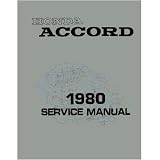 1980 HONDA ACCORD Shop Service Repair Manual Book by Honda
