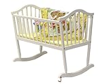Dream on Me Rocking Cradle, White