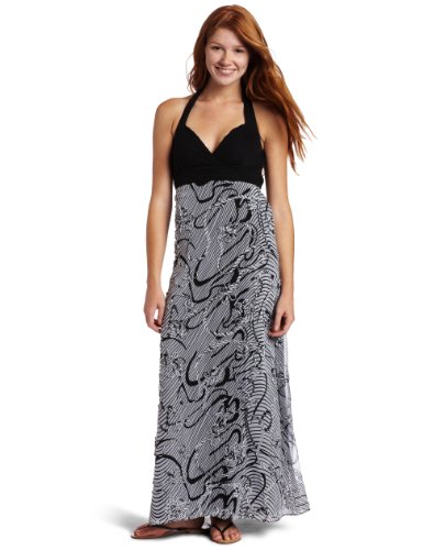 Deals Xoxo Juniors Halter Chiffon Maxi Dress