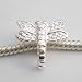 Dragonfly Spacer Charm Bead for Pandora/Troll/Chamilia Style Charm Bracelet