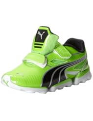 PUMA Walleri Running Shoe (Toddler/Little Kid),Fluorescent Green/Black,10 M US Toddler