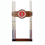 NHL Ottawa Senators 2 piece Wood and Mirror Wall Cue Rack