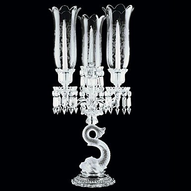Baccarat Dauphin Candelabra
