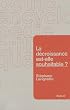 La d�croissance est-elle souhaitable ?