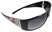 Tattoo Koi Fish Sunglasses Black Frames Smoke Lens