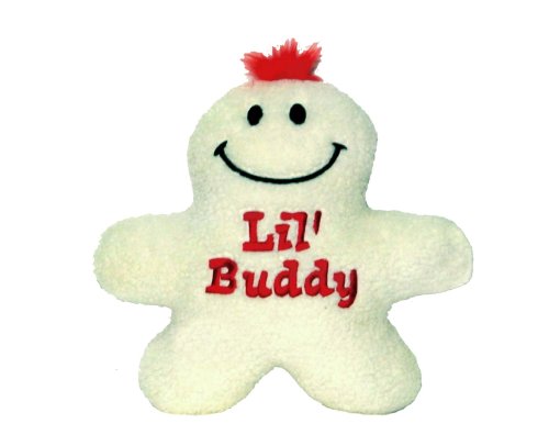 Kyjen Plush Puppies Funny Fleece Lil Buddy Dog Toy, Jumbo