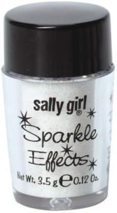 Sparkle Effect Loose Glitter Pearly White by SALLY GIRL COSMETICS