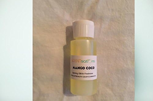SCENTsations Fragrance Oil Mango Coco 1 Oz for Burning Odor Eliminator Room Deodorizer Strong Scent