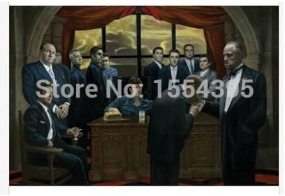 Mary Song New Custom Mafia Scarface Godfather Classical Fashion Stylish Home Decor Retro Poster (50x76cm) U1-343