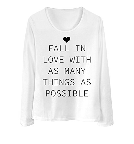 【ノーブランド品】 全9カラー レディース 長袖Tシャツ【英語・メッセージ】