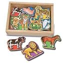20 Animal Magnets in a Box
