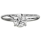 .30 CT D SI1 ROUND BRILLIANT DIAMOND SOLITAIRE 14K WHITE GOLD