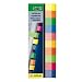 Sigel HN682 Haftmarker Multicolor, 10 Farben im Pocket, 50x150 mm, 500 Blatt, Streifenformat: 50 mm x 15 mm