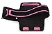 iXCC Racer Series Dual Arm-Size Slots Sporty Gym Armband for iPhone 6splus, 6plus,6s,6,5s, 5,5c and iPod, MP3 Player - Pink