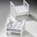 Bel-Art Scienceware 185160787 Polypropylene Cuvette Rack, 12 Place, 4-1/4" L x 4-3/8" W x 4-3/8" H