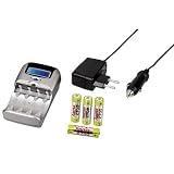 Hama Delta LCD 2/4 Schnell-Ladegerät Set 4x AA 2700 silber Blister