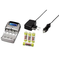 Hama Delta LCD 2/4 Schnell-Ladeger�t Set 4x AA 2700 silber Blister