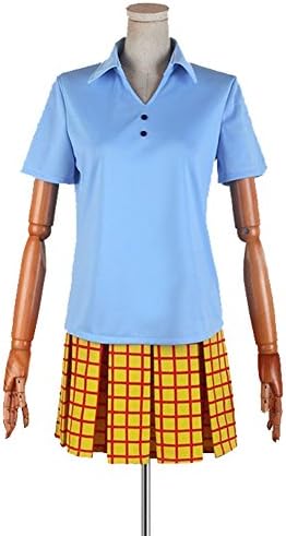 Cosplay Costumes Yowamushi Pedal Blue Summer Uniform Anime (L(Female))