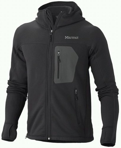 Marmot Herren Power Stretch Fleece Hoody, black, XL, 83030-001-6 Preisvergleich