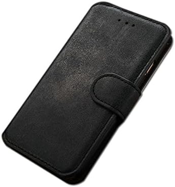 iPhone 6 Case, Wallet Case for iPhone 6(4.7")[Stand Featured] Premium Retro Flannelette Case[Drop Protection]Magnetic Design Flip Case Cover[Retail Packing]Vintage Leather Case Cover for iPhone 18 Ultra Slim Protective Credit Card Carrying Case (Black)