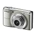 Nikon Coolpix L25 Digitalkamera silber (10 Megapixel, 5-fach opt. Zoom, 7,5 cm (3 Zoll) Display, bildstabilisiert) Kit inkl. 4GB-Speicherkarte und Tasche