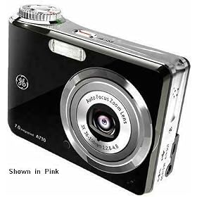 Click here to buy GE A730 7MP Digital Camera with 3x Optical Zoom (Pink) by General Imaging.