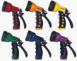 Dramm 9 Pattern Revolver Blue Garden Hose Nozzle #10-12705