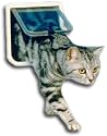 Cat Mate Lockable Cat Flap Door Gray 4-way Locking