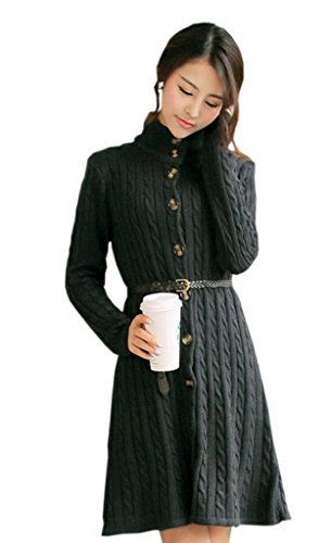 C-Princessロングニット カーディガン ニットワンピース チュニック レディース トップス コート アウター 秋冬 防寒 長袖