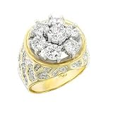 Womens Rosette Cubic Zirconia Ring, Size: 8-13