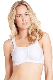 Extra High Impact Striped Underwired Sports A-G Bra