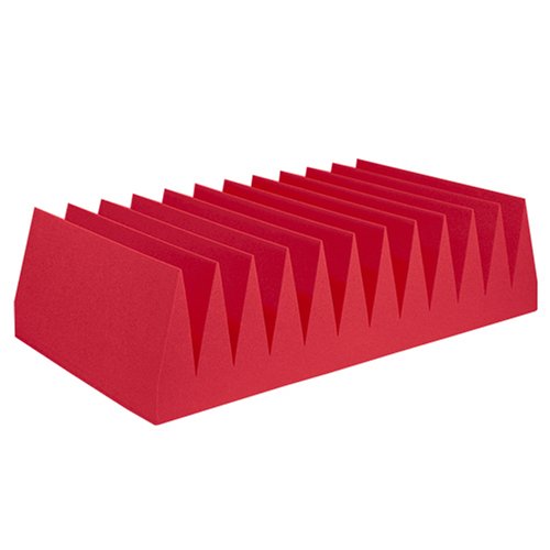 Auralex 12VEN24RED Venus Bass Traps in Red; 2- 2'x4'x12 Panels
