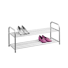 Zeller 13121 Schuhregal. Alu-Finish 93 x 35 x 38 cm