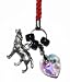 Red-Strap Twilight Theme Cell Phone Charm