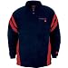 Houston Texans Navy Gridiron 1/4 Zip Mock Neck Fleece Jacket