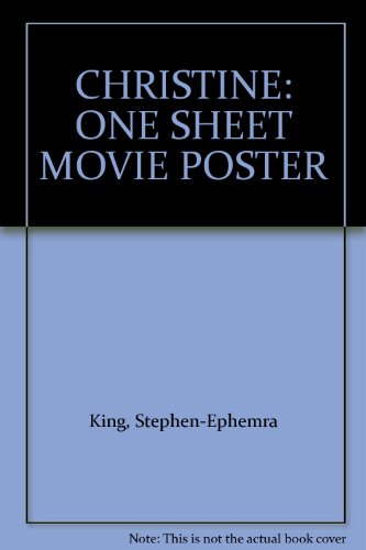 CHRISTINE: ONE SHEET MOVIE POSTER