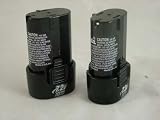 makita lion batteries-Two Makita BL7010 7.2v Lithium-Ion Batteries