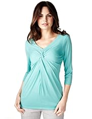 Per Una Modal Blend Twisted Knot Top