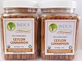 Organic Real Ceylon (Sri Lanka) Cinnamon Sticks, 3 Inch (16 Oz)