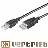 41g0O0Cx6kL. SL160  USB Kabel A Stecker zu A Buchse 3,0m USB 2.0 kompatibel (Kabelverlängerung)
