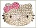 Hello Kitty Rhinestone New Belt Buckle