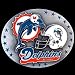 Sporting Goods : Miami Dolphins Belt Buckle - NFL Football Fan Shop Sports Team Merchandise