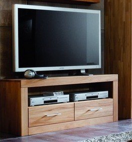 TV-Lowboard Fernsehschrank TV-Kommode Kernbuche massiv
