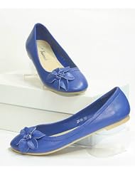 Damen Ballerina blau