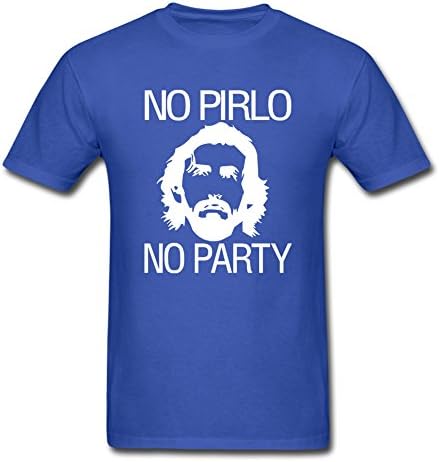 Men's No Pirlo No Party Andrea Juventus T-Shirt New