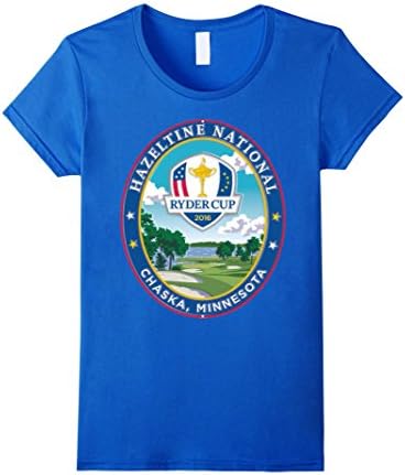 Women's Ryder Cup 2016 T SHIRT Large Royal Blue