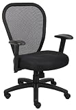 Boss Office Products B6608 Mesh Back Mesh Fabric Seat Ergonomic Desk Chair